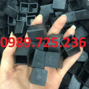 Đầu bịt ống thép hộp vuông 15x15mm, chụp ngoài vuông 15x15mm